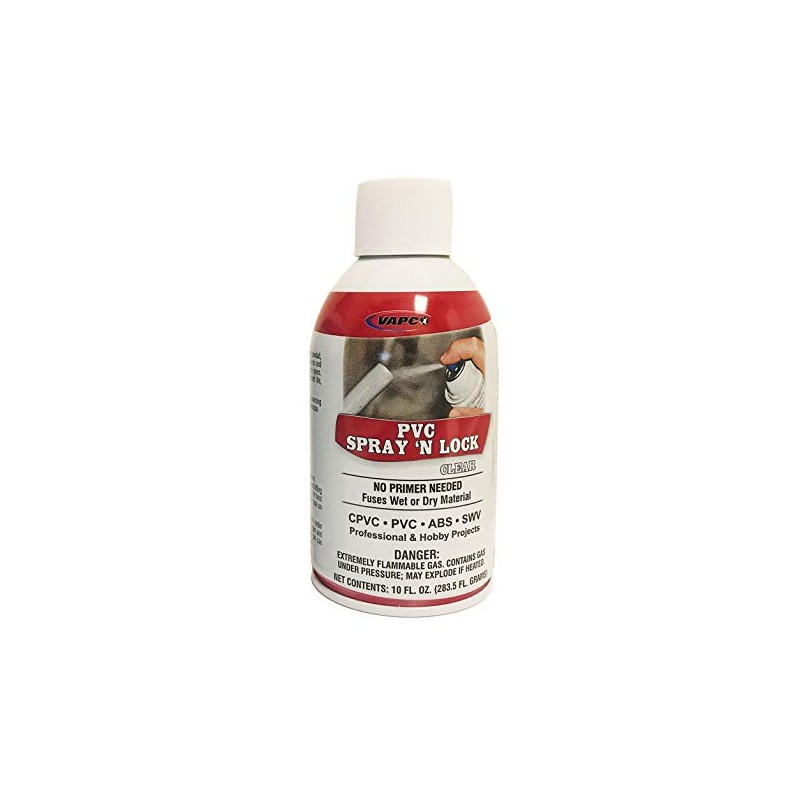 Vapco PVC Spay N' Lock Sealant - Bonds Wet &