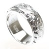 [BreezyIsland] Hawaiian Jewelry Two Tone Ring Ring 8mm Width 925