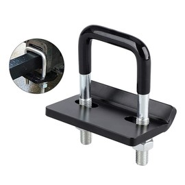 Kupplungsspanner, MoreChioce Hitch Clamp Kupplungsklemme Anti-Rassel-Stabilisator Hochleistungs-Kupplungsstabilisator Anhängerkupplungsspanner Kupplungsspannerklemme für Wohnmobile Anhänger,Schwarz