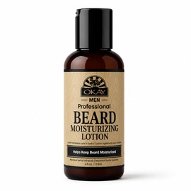 OKAY Men's Beard Moisturizing Lotion, 4 Ounce