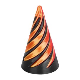 Namvo Impossible Pyramid Passthrough Sculpture,Pass Through Pyramid Fidget To y,3D Printed Triangular Cone To y for Relief Stress/Anxiety,Desktop Decor Souvenir Gift