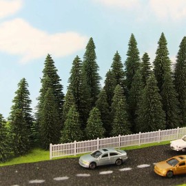 Unbranded 40/48 Pine Model Snow Pine Trees Are Suitable For The Landscape Layout Railway