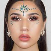 Blindery Mermaid Face Gems Rhinestone Face Jewels Tattoo Rave Body
