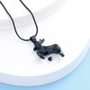XSMZB Deer Cremation Jewelry for Ashes Cute Deer Urns Pendant