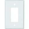 Eaton 2751W Oversize 1-Gang Decorator GFCI Wallplate, Thermoset, White