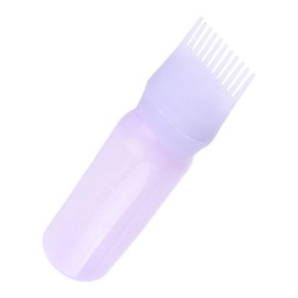 Beavorty Hair Dry Cleaning Bottle Root Comb Squeeze Applicator Bottle Hair Dye Applicator Brush Hair Dye Bottles Salon Hair Root Bottle Hair Color Brush Applicator Plastic Violet