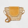 Universal Thread Straw Crossbody Bag - Universal Thread Mustard