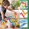 Magnetic Tiles with 2 Cars Toys for 3 4 5