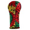 Rasta Tie Dye Smoked Ducky Fairway Club Headcover Handmade by