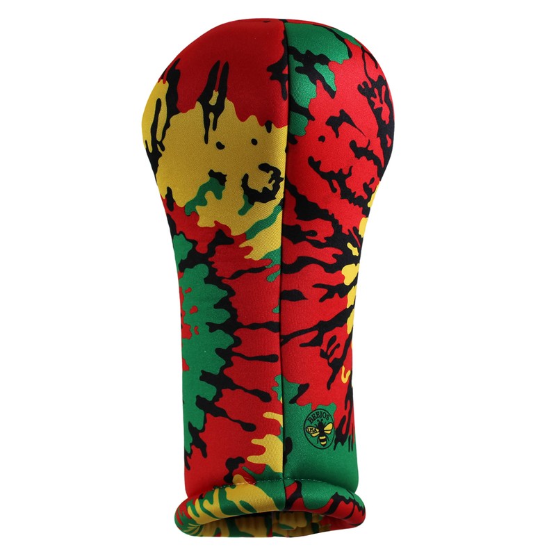 Rasta Tie Dye Smoked Ducky Fairway Club Headcover Handmade by