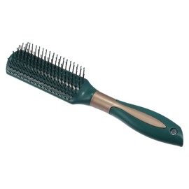 VOCOSTE 1 Pcs Hair Brush, Detangling Brush for Women and Men, Hair Brush for Straight, Curly, Long, Short, Dry Hair, Dark Green, Plastic