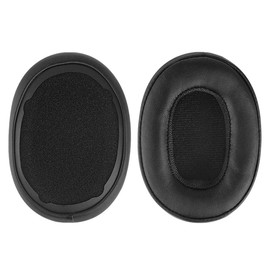 Ersatz-Ohrpolster für Skullcandy Crusher Wireless Crusher Evo Crusher ANC Hesh 3 Kopfhörer, weiche Schaumstoff-Ohrpolster, Ohrpolster, Ohrenschützer, Schwarz