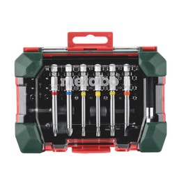 Metabo Bit Box SP - 626718000 - With Long Bits for Precise Screwing - 15 Pieces