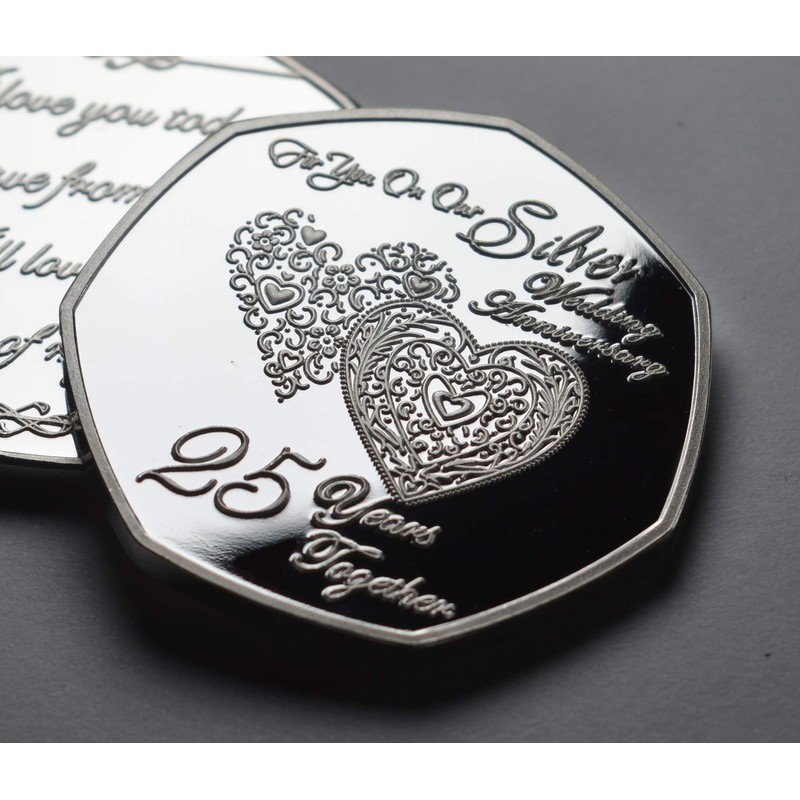 The Commemorative Coin Company On Our 25th SILVER WEDDING ANNIVERSARY