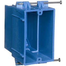 Thomas & Betts BH122A-UPC Outlet Box, Pack of 1, Blue