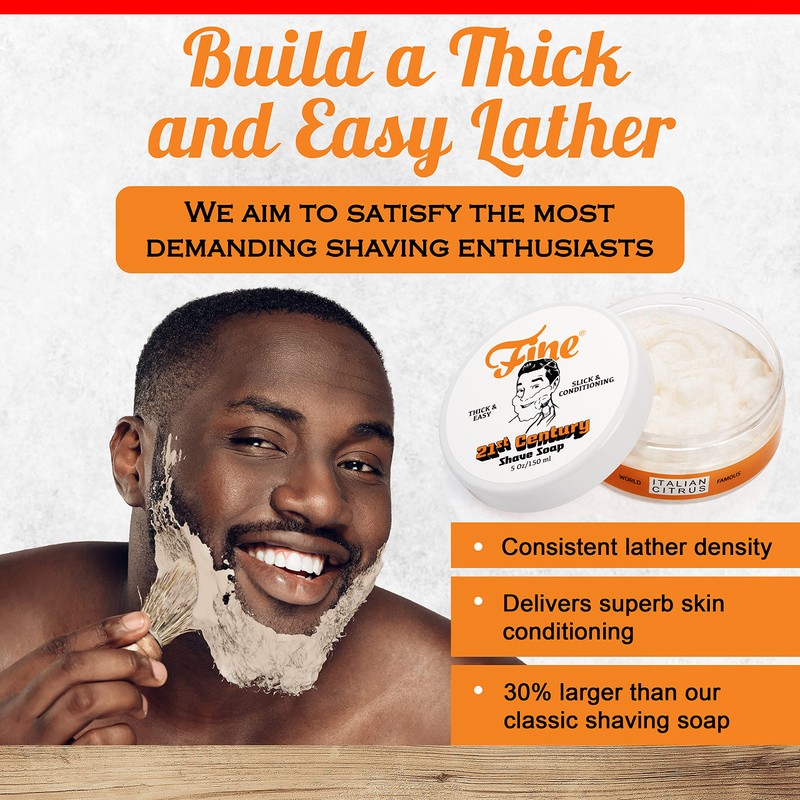 Fine Accoutrements Italian Citrus Shaving Soap 150 ml