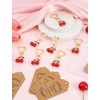 8PCS Cherry Keychain Set - Cute Decorative Bag Accessories