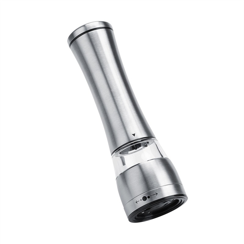 Stainless Steel & Acrylic Manual Salt & Pepper Mill Grinder