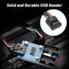 iHaospace USB Hub Internal Motherboard USB 2.0 9-Pin Header 1