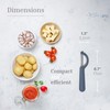 JS Gourmet Swivel Vegetable Peeler with Built-in Potato Eyer, Sharp