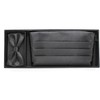 Miaomiao Cummerbund Bow Tie, Square, Set of 3, Black, Gentleman,