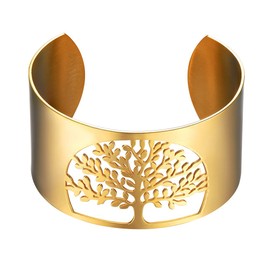 PROSTEEL Tree of Life Cuff Bracelet for Women Jewelry Gift