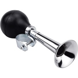 Classic Bike Horn Retro Metal Air Horn Traditional Bicycle Horn for Adults and Kids Twist Loudspeaker Siren Hooter Air Horn for Bicycle Handle Bar(Black)