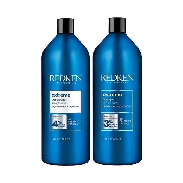 Redken New Extreme Shampoo and Conditioner 1 Liter Duo Set