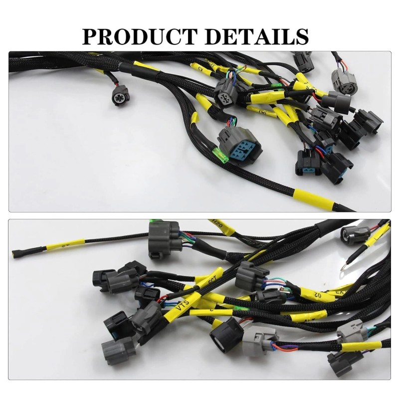 Unbranded Tucked Engine Wire Harness For 1992-2000 Honda Civic Integra