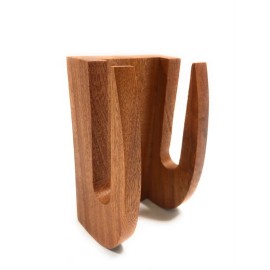 Tikimaster Koa Wall Mount For Outrigger Canoe Paddle 2 inch Shaft - Vertical Mounting | #ko