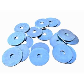 M5 x 30mm Penny Washer, Pack of 20, Flat Round Metal Alloy Steel Washers for Screws And Bolts, Zinc Coated, 1.5mm Thickness