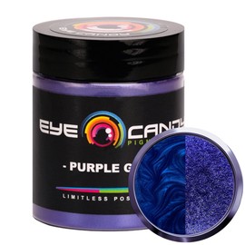 Eye Candy Pigments Premium Purple Mica Powder - Purple Garden (25gr) - for Epoxy, Resin, Soap, Paint, Woodworking, Acrylic Pouring, Bath Bombs, Fishing Lures - DIY Arts and Crafts Additive