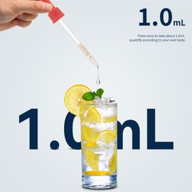 6Pcs Glass Dropper Pipettes for SodaStream Bubly Bubbly Drops | 1ML Graduated Droppers with Leak-Free Tips - Compatible with Soda Stream Accessories (Colorful Set)