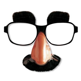 Glasses With Nose & Moustache Disguise Novelty Glasses Specs & Shades for Fancy Dress Costumes Accessory