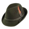 Jaxon Alpine Fedora Hat (X-Large, Moss)