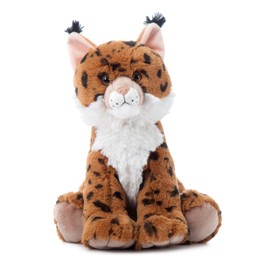The Petting Zoo Bobcat Stuffed Animal, Gifts for Kids, Wild Onez Zoo Animals, Bobcat Plush Toy 12 inches