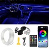 Car LED Interior Strip Lights, TEKSHINNY RGB Car Interior LED
