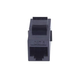 Schneider Electric - Single CAT 6 Coupling Connector Socket, INS90005, Black