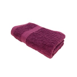 Julie Julsen® Organic Towel Set, 6 Hand Towels Available in 32 Colours, Soft and Absorbent, Purple, 50 x 100 cm