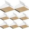Didaey 80 Sets Dry Cleaner Hangers 18 Inch Drapery Hanger