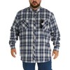 HOdo Big and Tall Mens Thin Flannel Shirt Lightweight Button