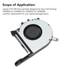 CPU GPU Fan, FX505 Replacement Laptop CPU GPU Fan for