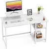 GreenForest Computer Desk with Monitor Stand,47 inch Home Office Desk