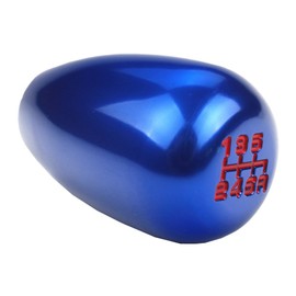 DEWHEL JDM Racing Type R Style 6 Speed 6MT Manual Gear Stick Shift Knob Compatible with Honda Civic Accord S2000 Acura Integra (Blue)