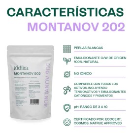 Montanov 202 Auto Emulsioante Natural Cremas Solidas 1 Kg Momento De Aplicación Día/noche Tipo De Piel Todo Tipo De Piel