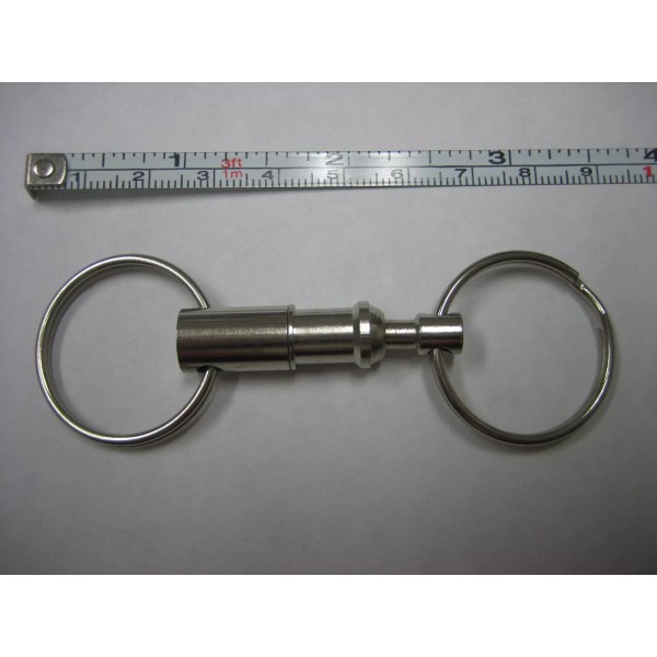Pull Apart Quick Release Keychain Key Rings