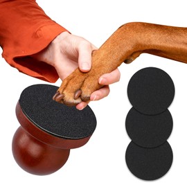 PEUTIER Dog Nail File, Quiet Dog Nails Scratch Pad Board with 6 Replaceable Filing Disc Dog Nail Portable Dog Nail Clippers for Grooming Dog Nail File Trimmer for Smoothing Pet Gifts