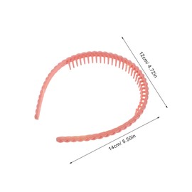 SAFIGLE 10pcs Non Slip Toothed Headbands for Women Stretchy Plaited Hair Hoops for Face Washing Hair Styling Daily Use Secure Grip Effortless Tidy Look