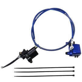 PRO BAT Front Disc Brake Master Cylinder Caliper for 50cc 70cc 90cc SSR 110cc 125cc Atomik SSR Apollo Chinese Dirt Bike Pit Bike, Blue