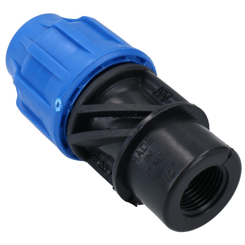 20mm x 1/2" MDPE Female Adapter Compression Coupling Fitting Water